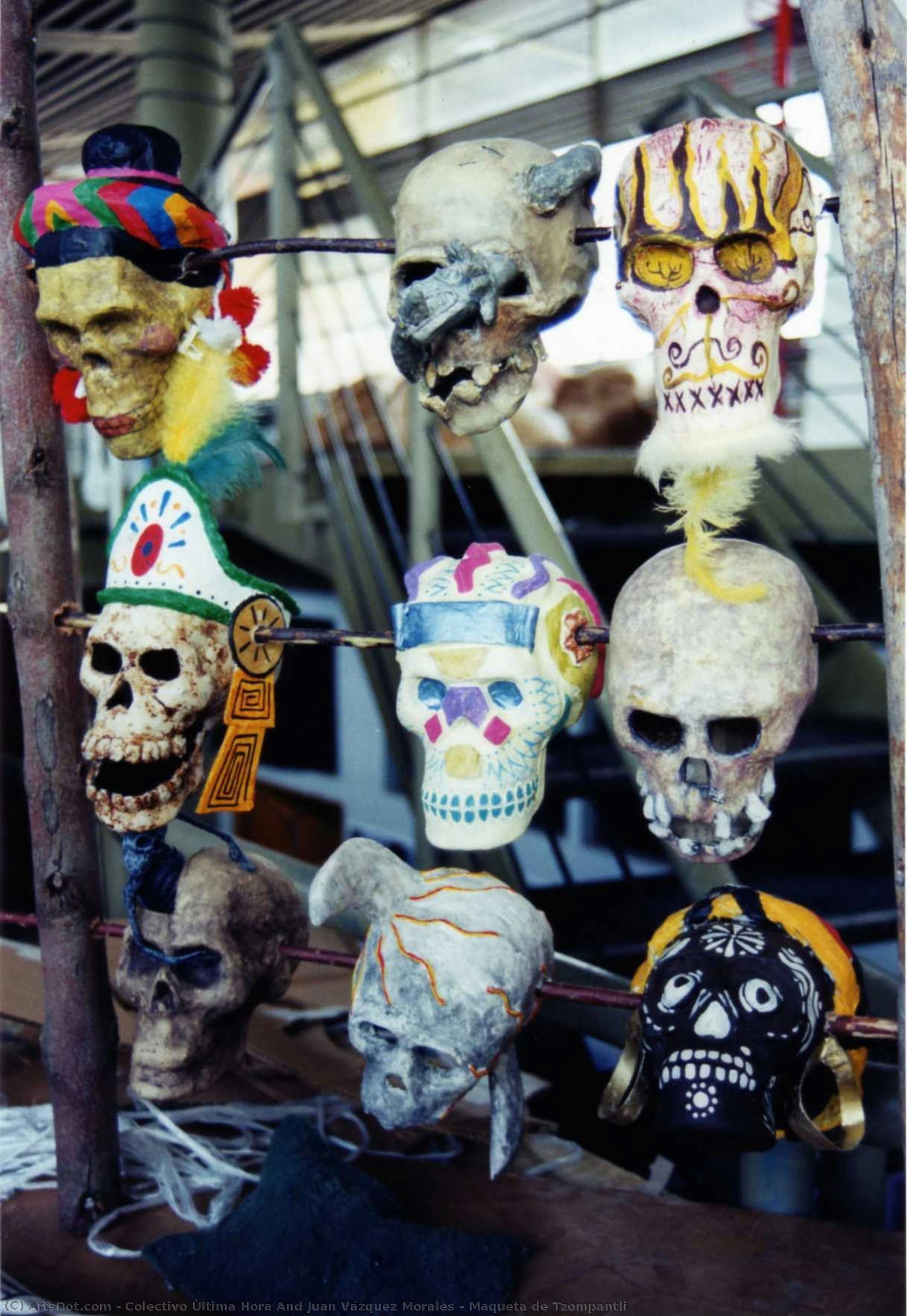 Maqueta De Tzompantli — Colectivo Última Hora And Juan Vázquez Morales
