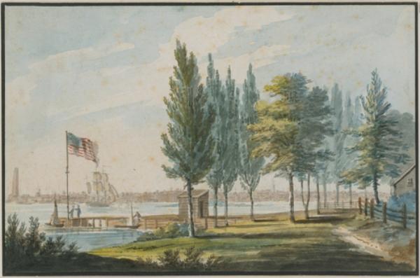 Philadelphia From Across The Delaware River — Pavel Petrovich Svinin