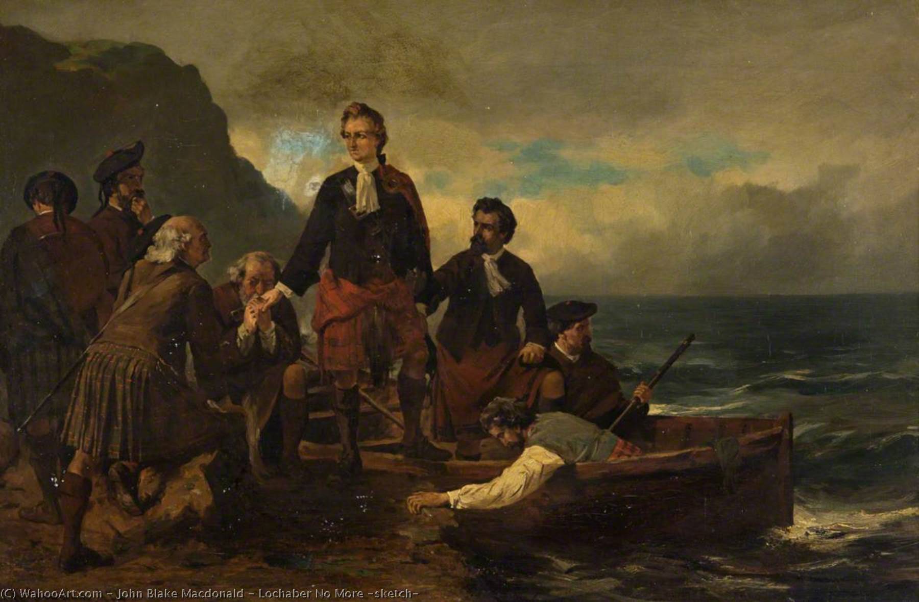 Lochaber No More (sketch) — John Blake Macdonald