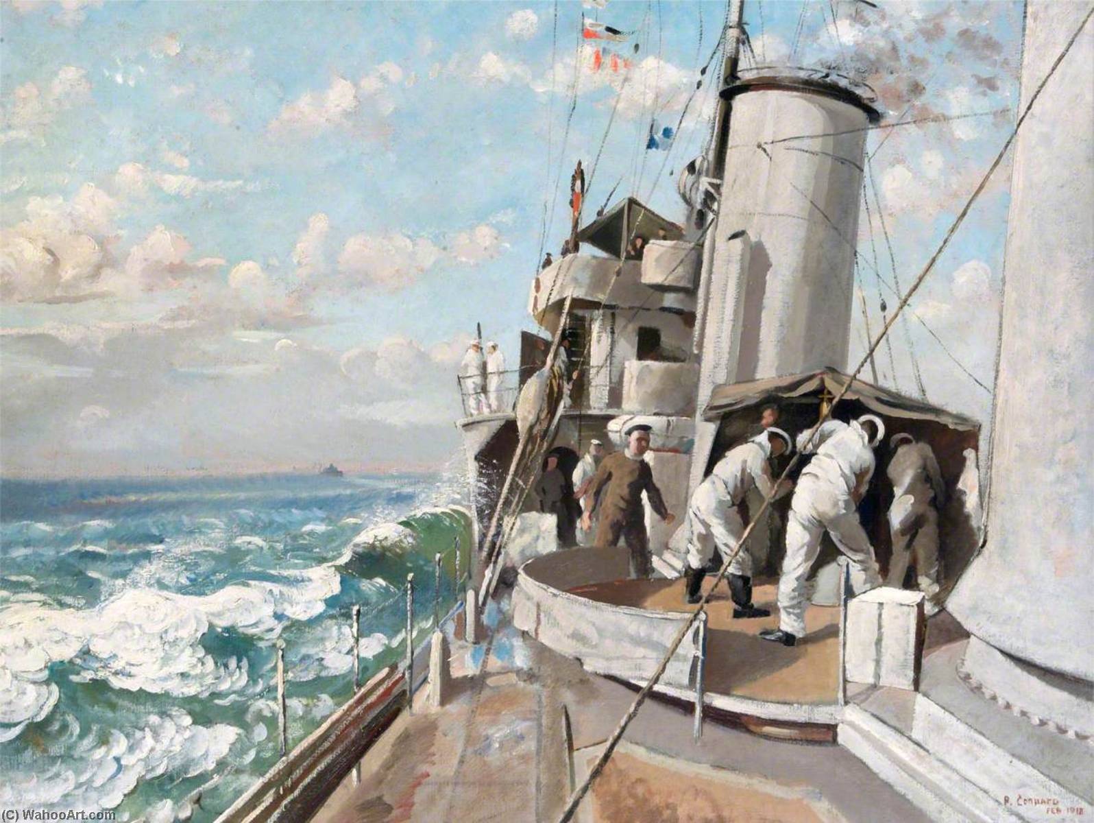 27 Knots Hms 'melampus' — Philip Connard