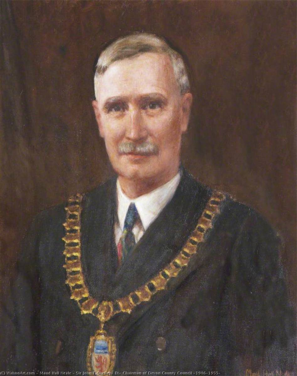 Sir John F. Shelley, Bt, Chairman Of Devon County Council (1946–1955) — Maud Hall Neale
