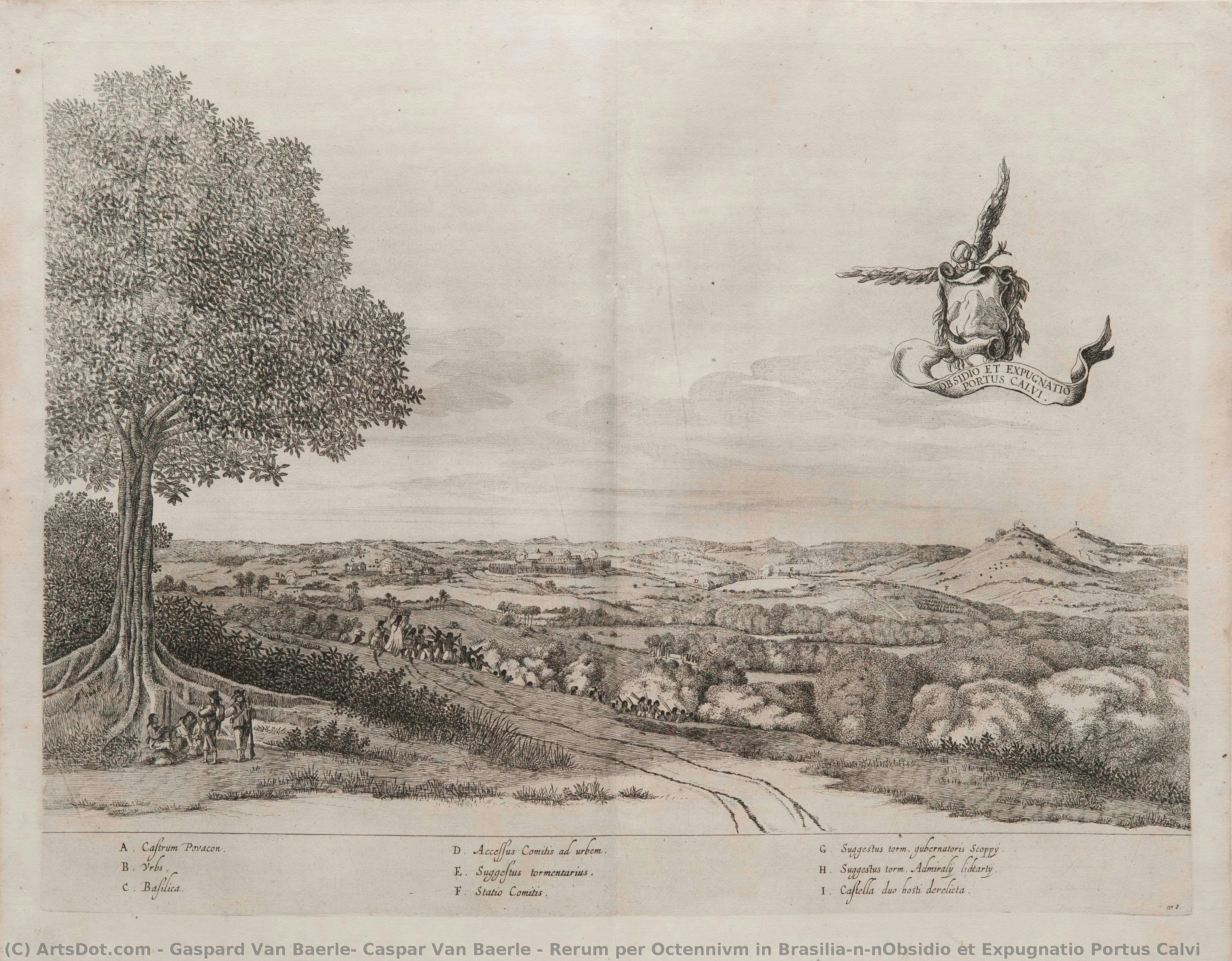 Rerum Per Octennivm In Brasilia\n\nobsidio Et Expugnatio Portus Calvi — Gaspard Van Baerle, Caspar Van Baerle