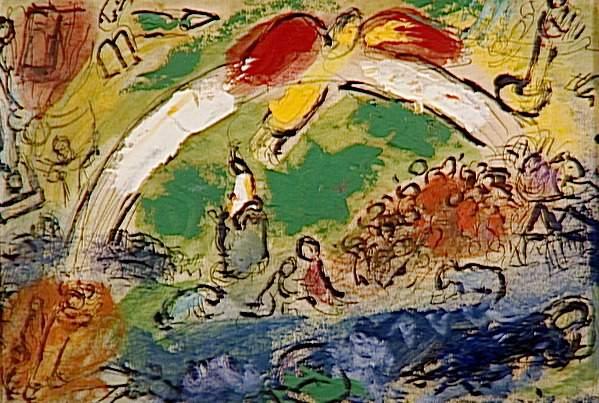 Noah And The Rainbow (9) — Marc Chagall