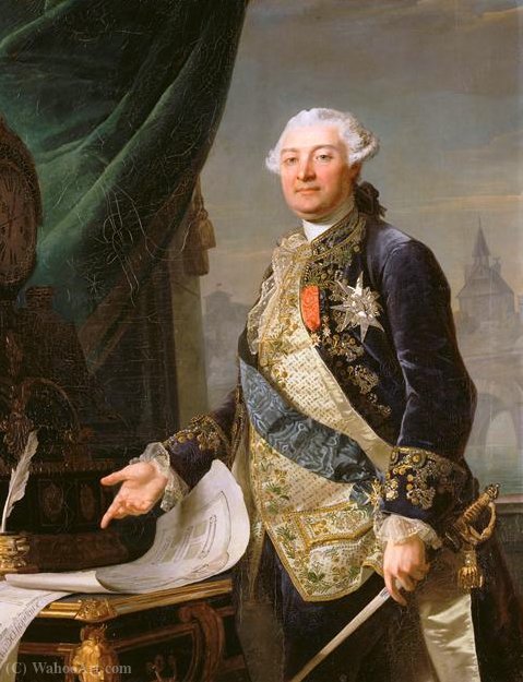 Portrait Of Louis Auguste Le Tonnelier De Breteuil — François Guillaume Ménageot