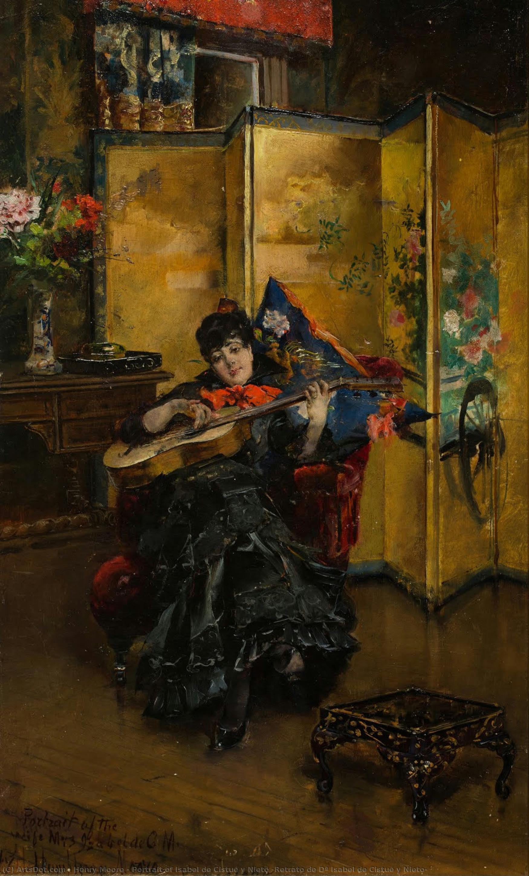 Portrait Of Isabel De Cistué Y Nieto (retrato De Dª Isabel De Cistué Y Nieto) — ヒューリー・モア
