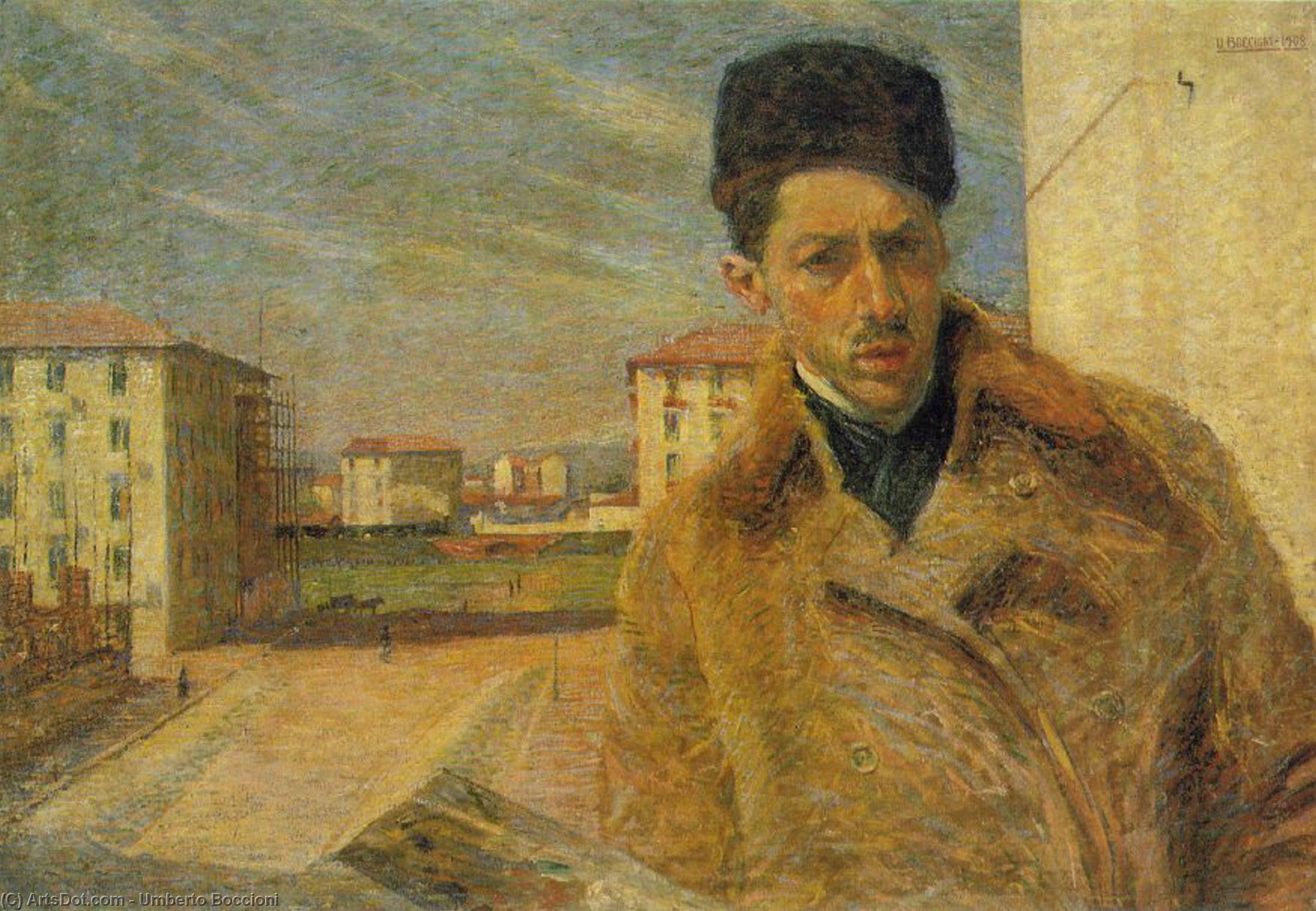 Self-portrait — Умберто Боччони