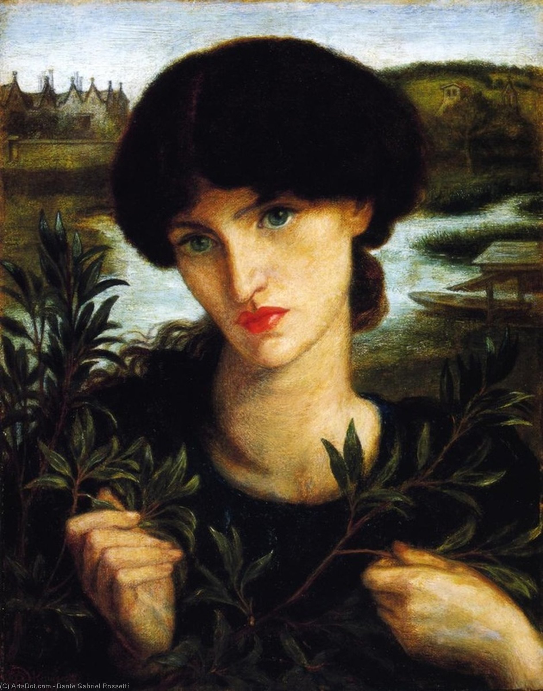 Water Willow — Данте Габриэль Россетти