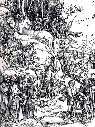 El Mártir De 10.000 Cristianos, Berlin Smpk — Albrecht Dürer