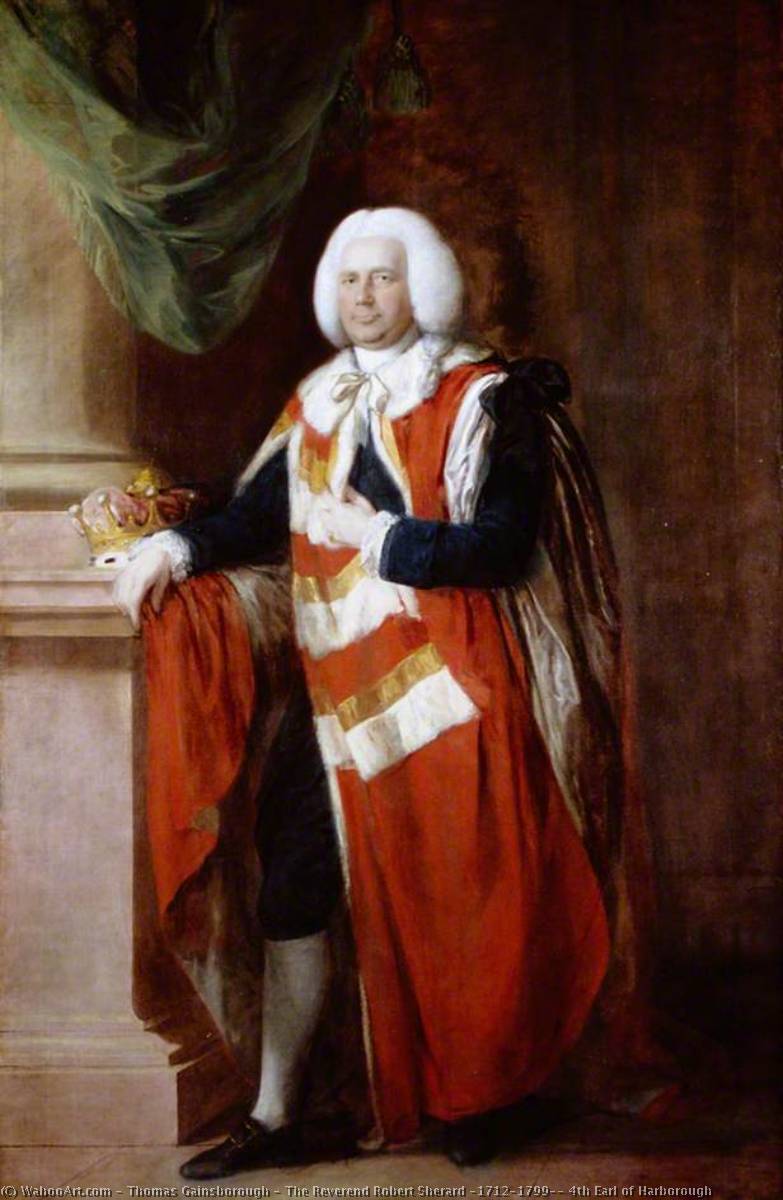 The Reverend Robert Sherard (1712–1799), 4th Earl Of Harborough — Tomas Gejnzboro