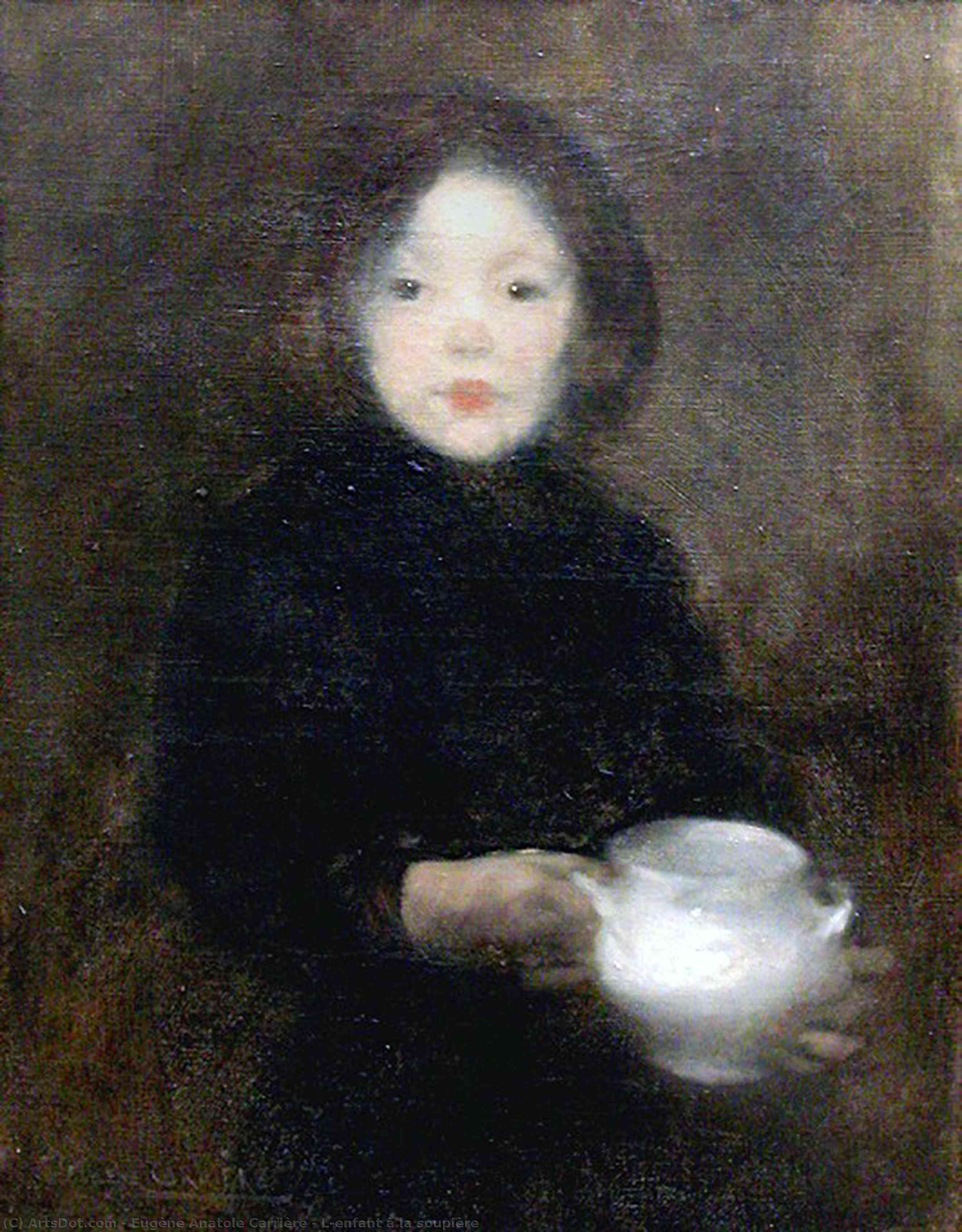 L'enfant À La Soupière — ウジェーヌ・アナトール・カリエール