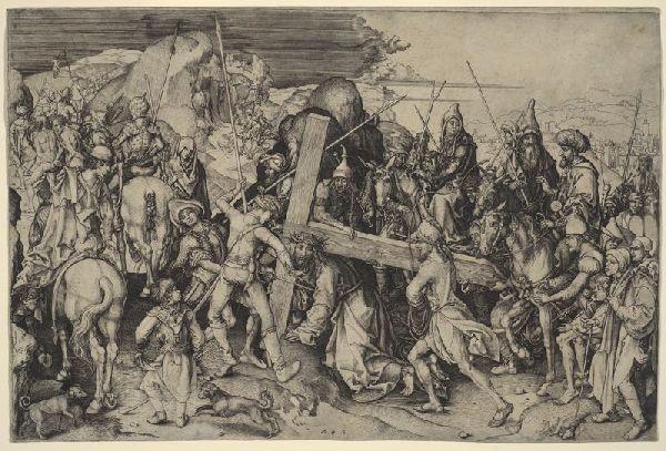 The Carrying Of The Cross — Martin Schongauer