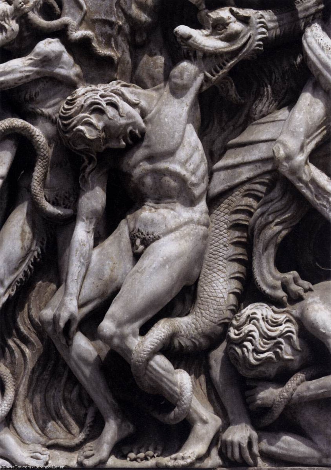 Fourth Pillar (detail) — Lorenzo Maitani