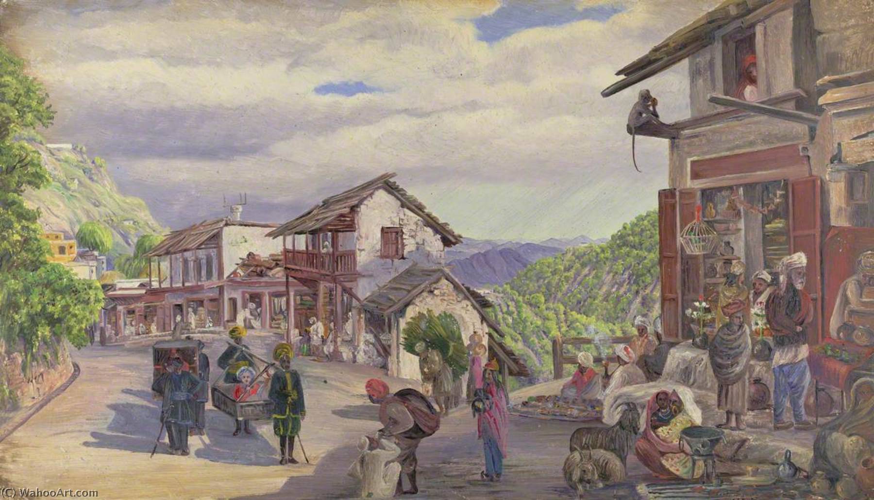 Der Bazar Musoori, 8. Mai 1878 — Marianne North
