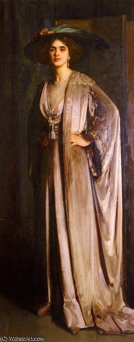 Portrait Of Mrs. Muriel Warde — Harold Speed