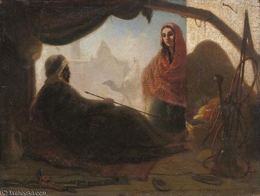 The Warrior's Rest — Charles Théodore Frère Dit Frère Bey