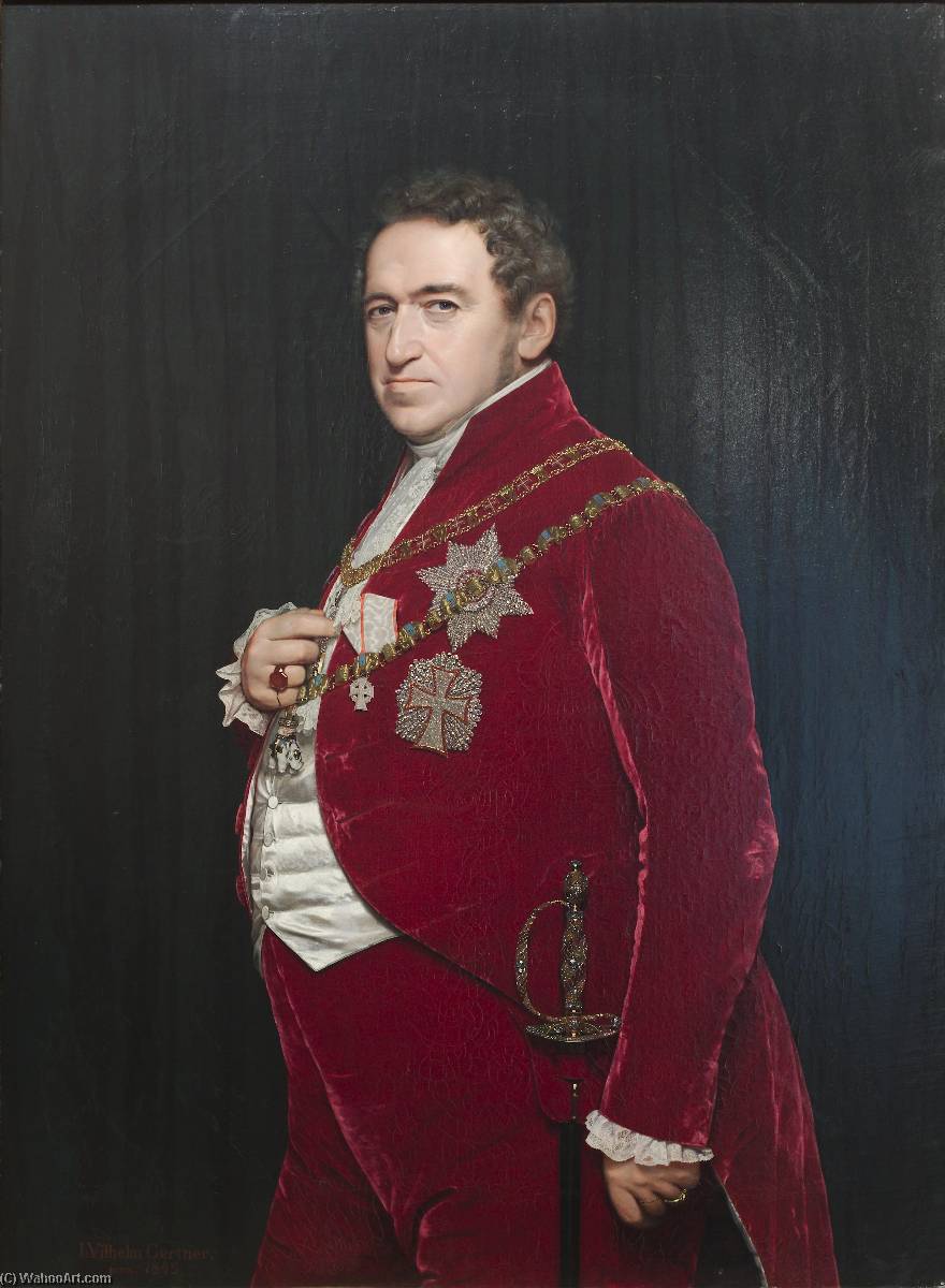 Dansk Kong Christian D. 8. English King Christian Viii — Johan Vilhelm Gertner