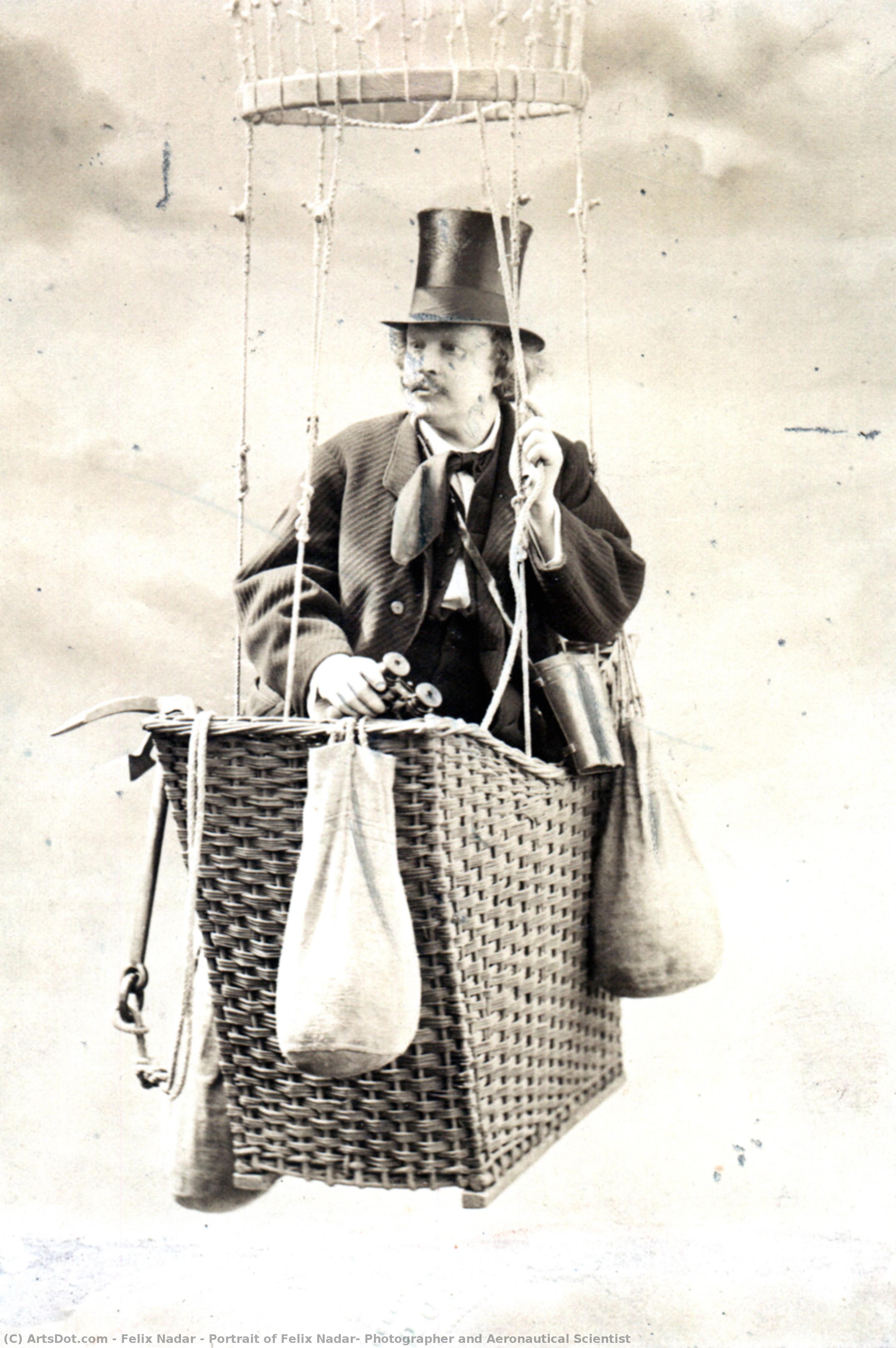 Portrait Of Felix Nadar, Photographer And Aeronautical Scientist — Félix Nadar