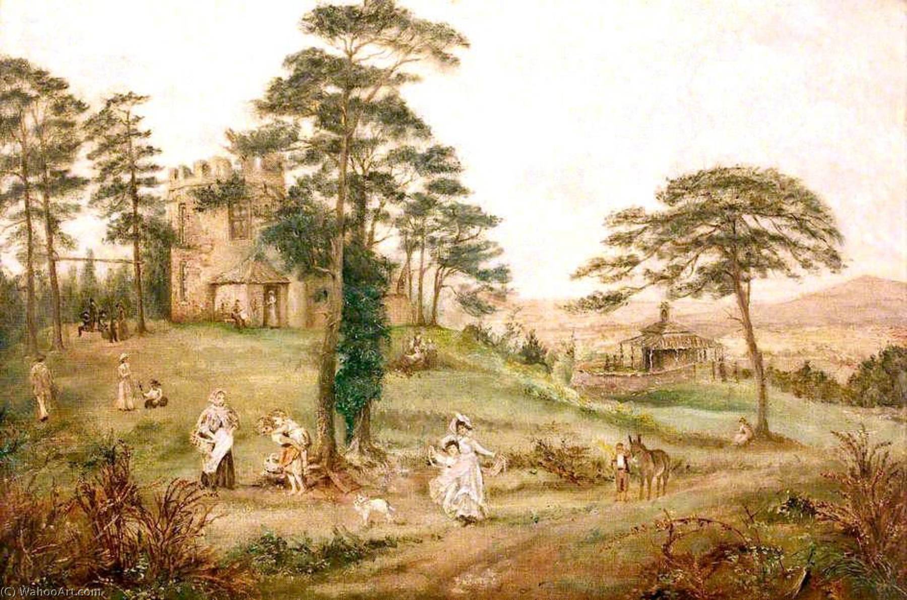 The Naval Temple And The Round House, Kymin — John Arthur Evans