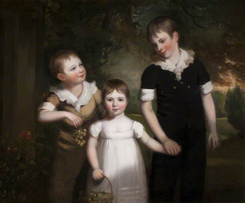 Francis James Curzon (1803–1851) Mary Curzon (1806–1868), Later Mrs John Beaumont And Alfred Curzon (1801–1850) — Thomas Barber