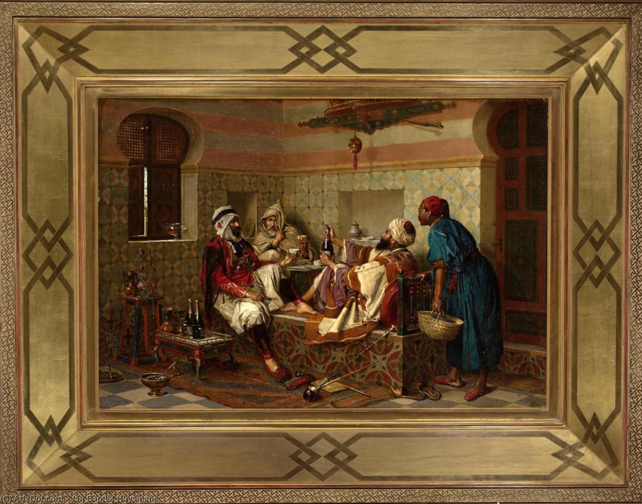 Les Buveurs De Champagne (also Known As The Celebration) — Jan Baptist Huysmans