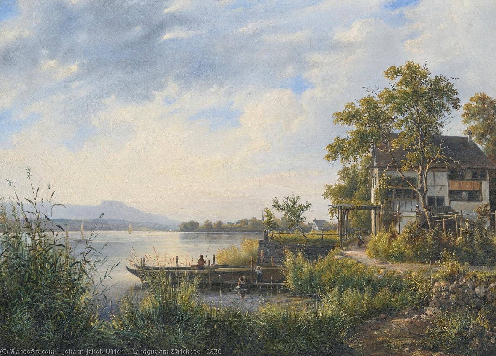 Landgut Am Zürichsee, 1826 — Johann Jakob Ulrich