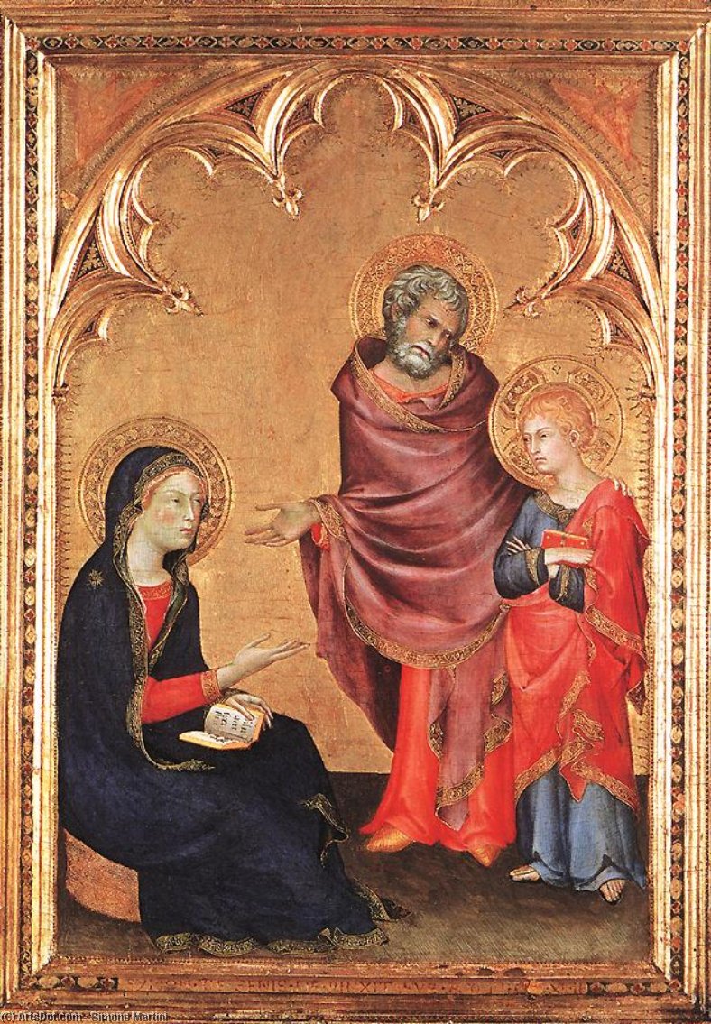 Cristo Regresando A Sus Padres — Simone Martini