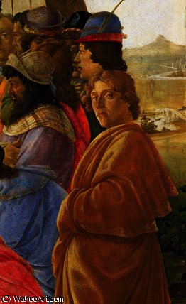 Detail Of The Adoration Of The Magi — ボッティチェリ