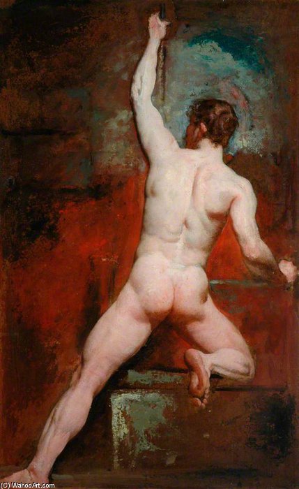 Study Of A Nude Man — William Etty