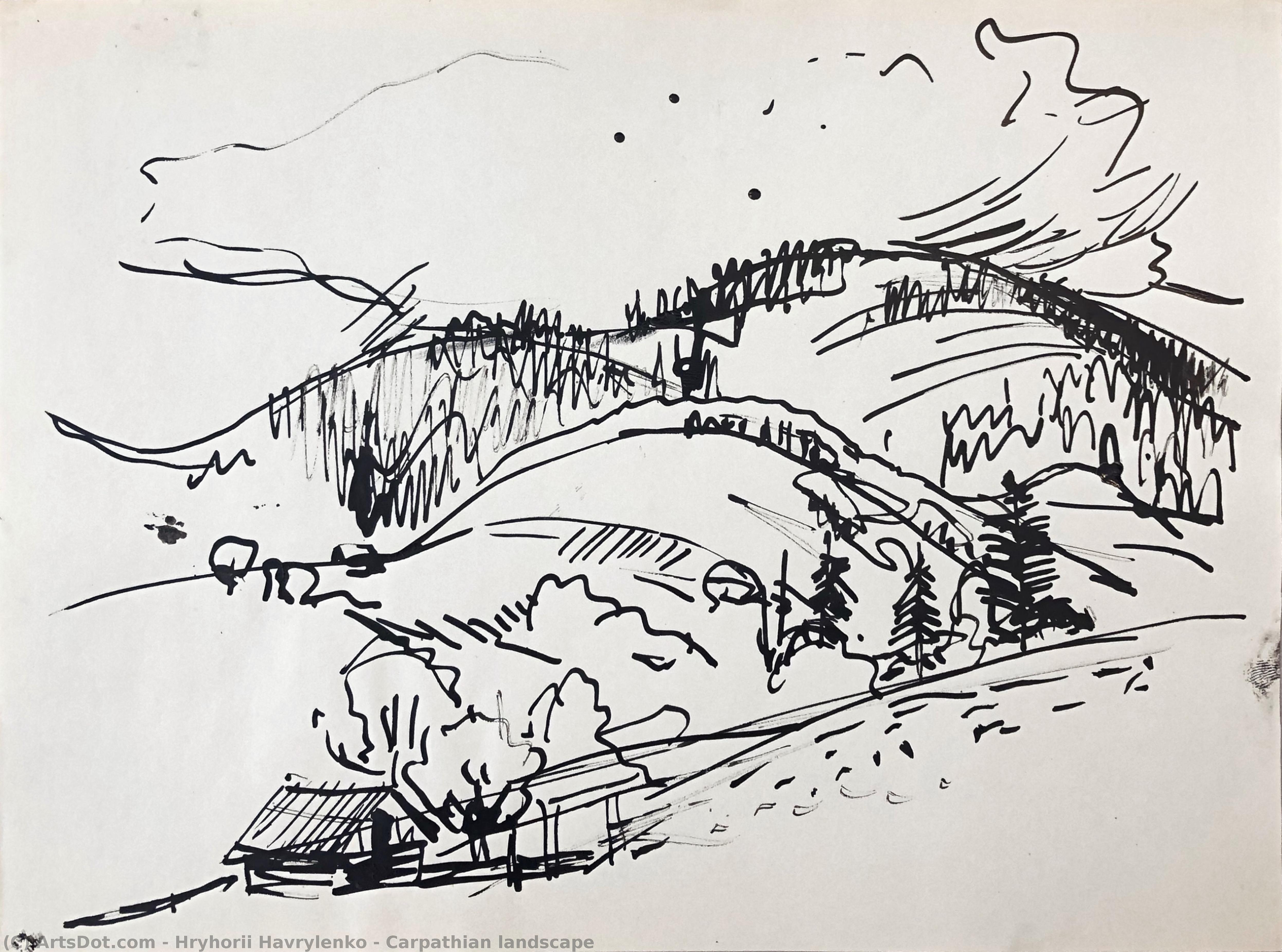 Carpathian Landscape — Hryhorii Havrylenko