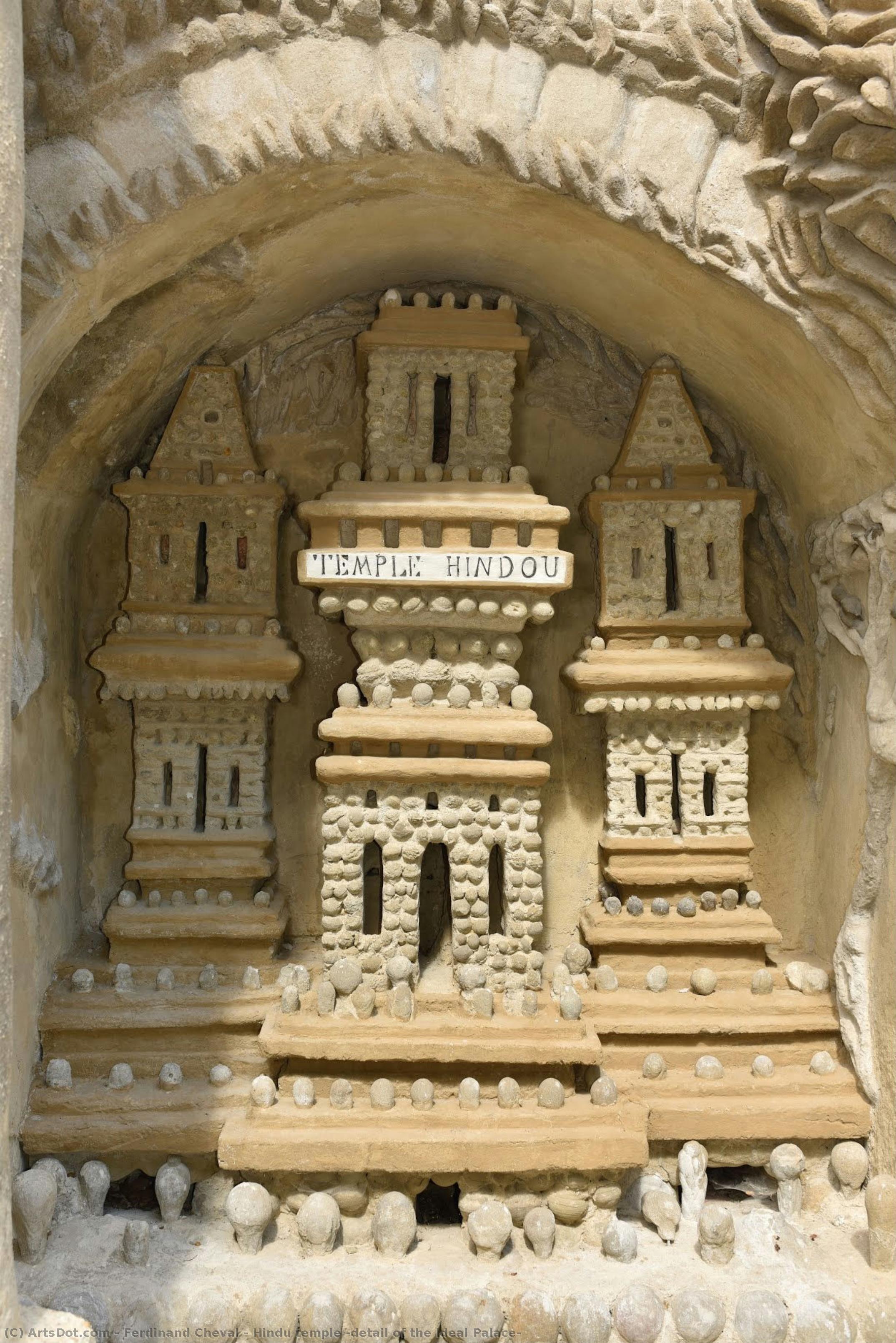 Hindu Tempel (detail Des Idealischen Palastes) — Ferdinand Cheval