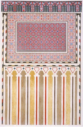 Ecoration Of The El Bordeyny Mosque — Émile Prisse D'avennes