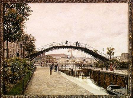 The Saint-martin Canal - — Marie Francois Firmin-girard