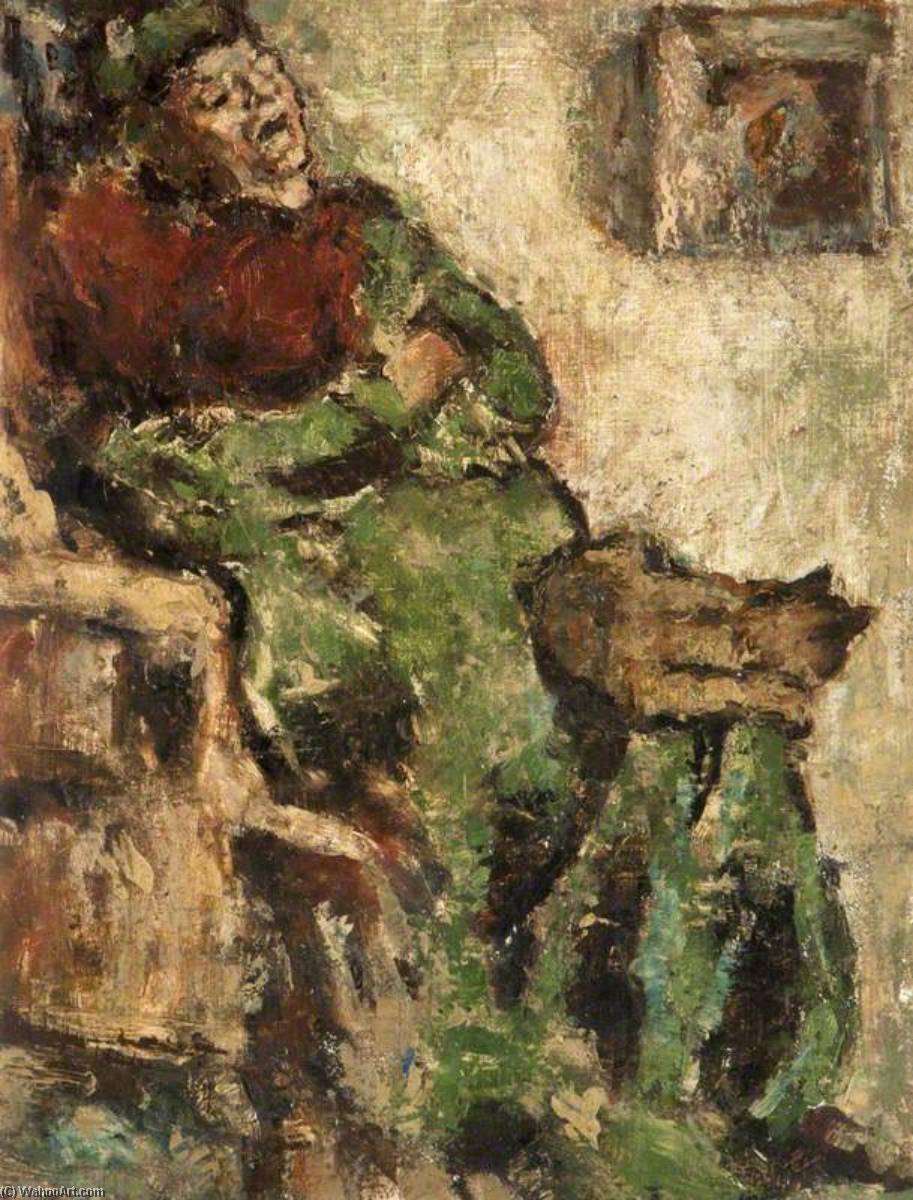 The Two Of Us (woman With A Cat) — William Conor