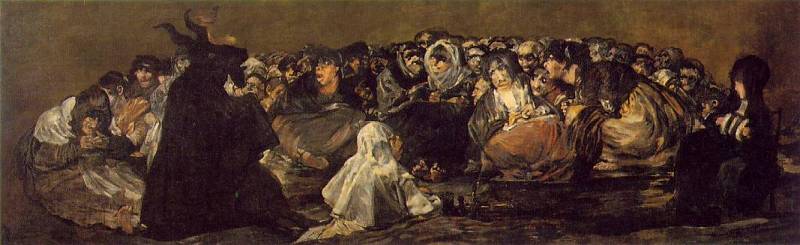 The Great He Goat Or Witches Sabbath — Francisco José De Goya Y Lucientes