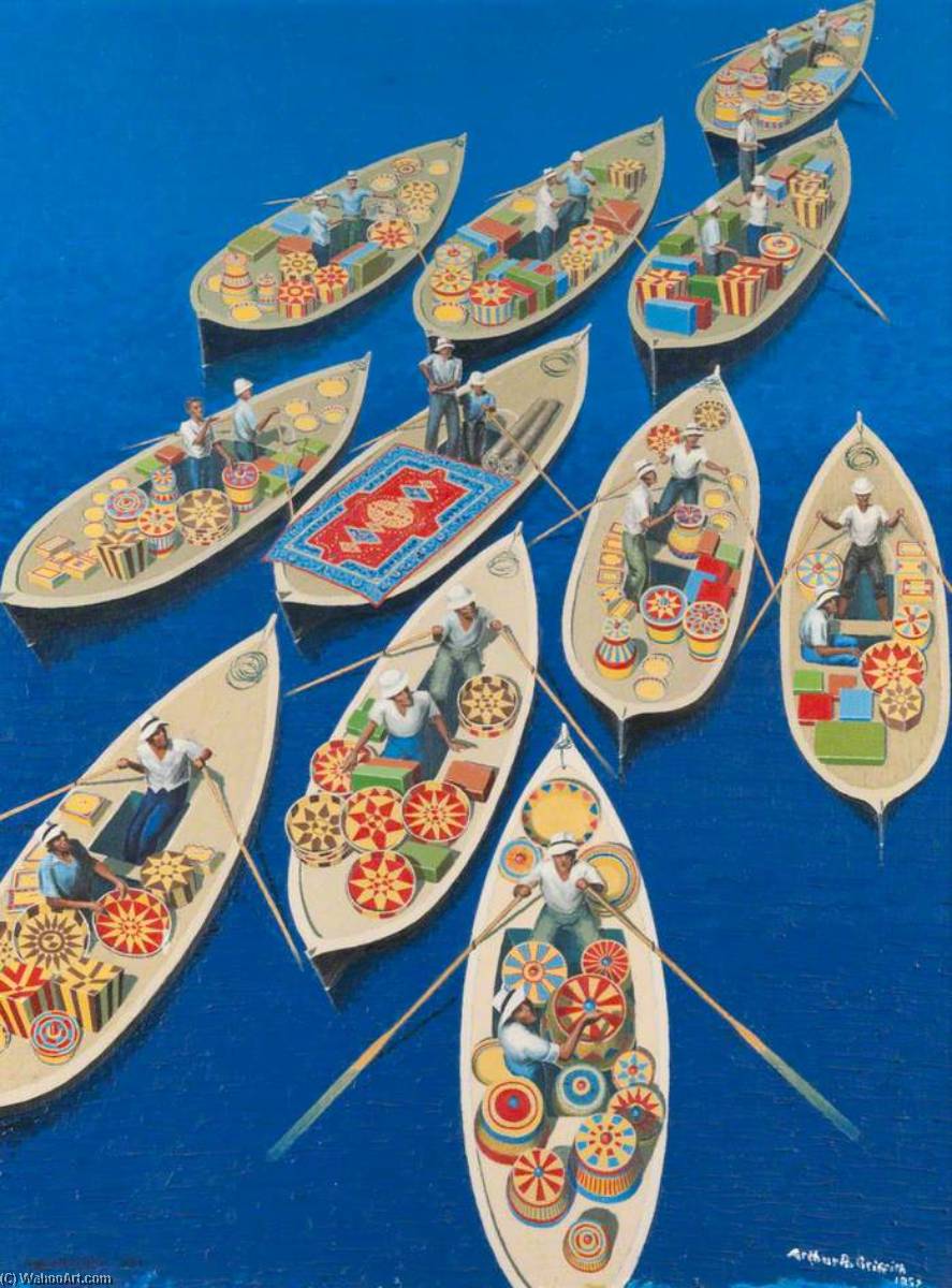 Bum Boats, Port Said — Arthur R Griffith