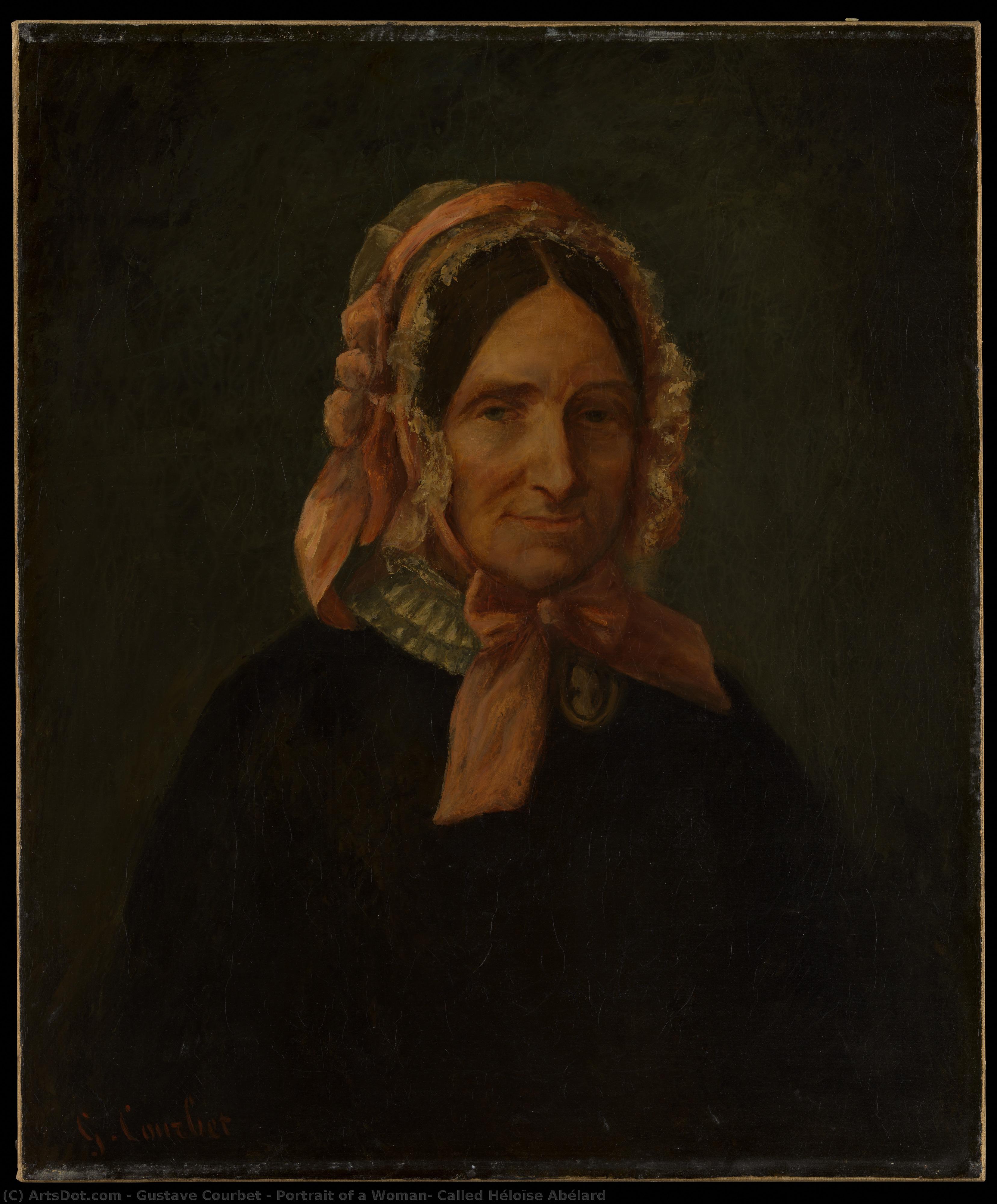 Portrait Of A Woman, Called Héloïse Abélard — Gustave Courbet