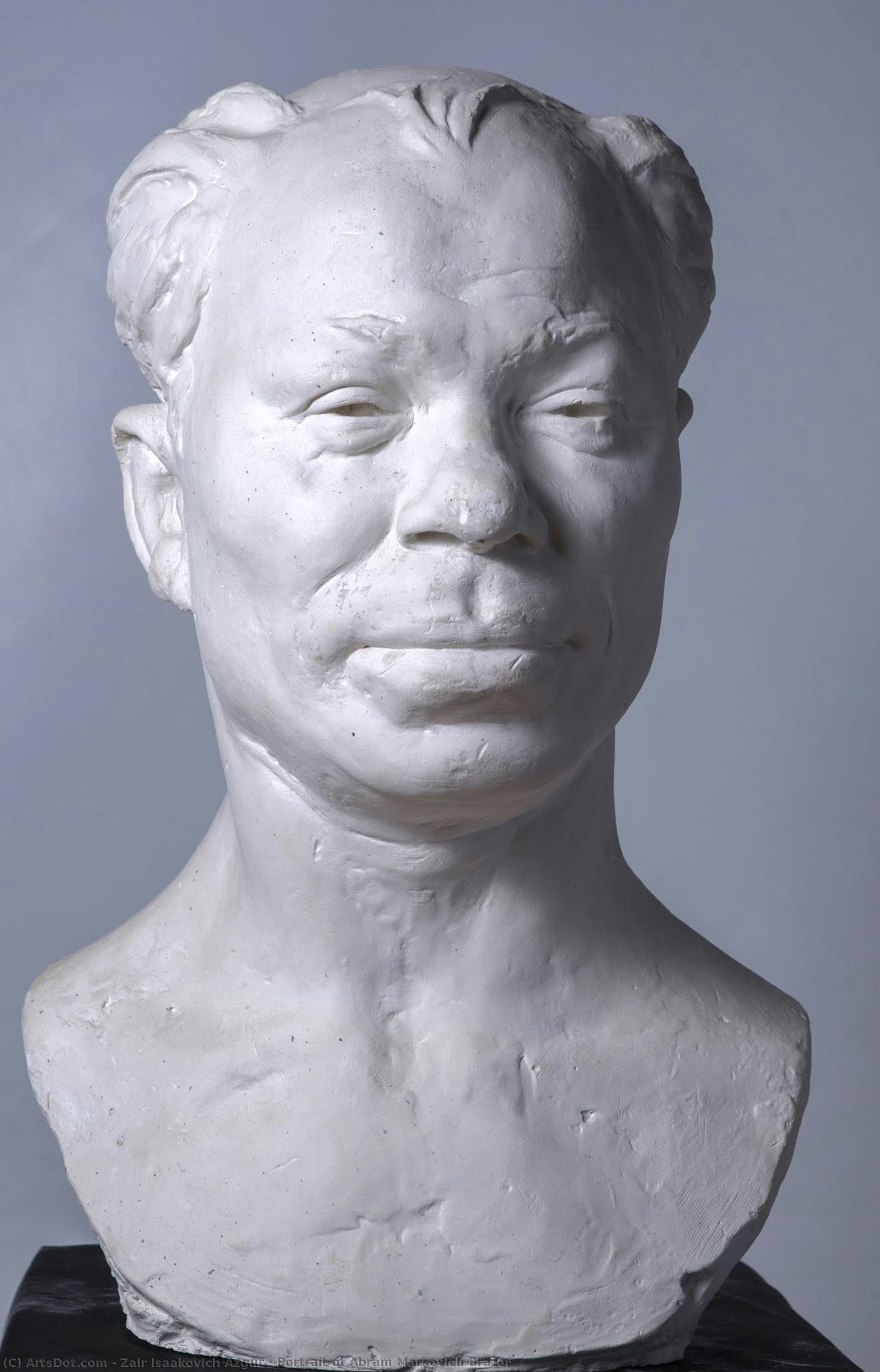 Portrait Of Abram Markovich Brazer — Zair Isaakovich Azgur