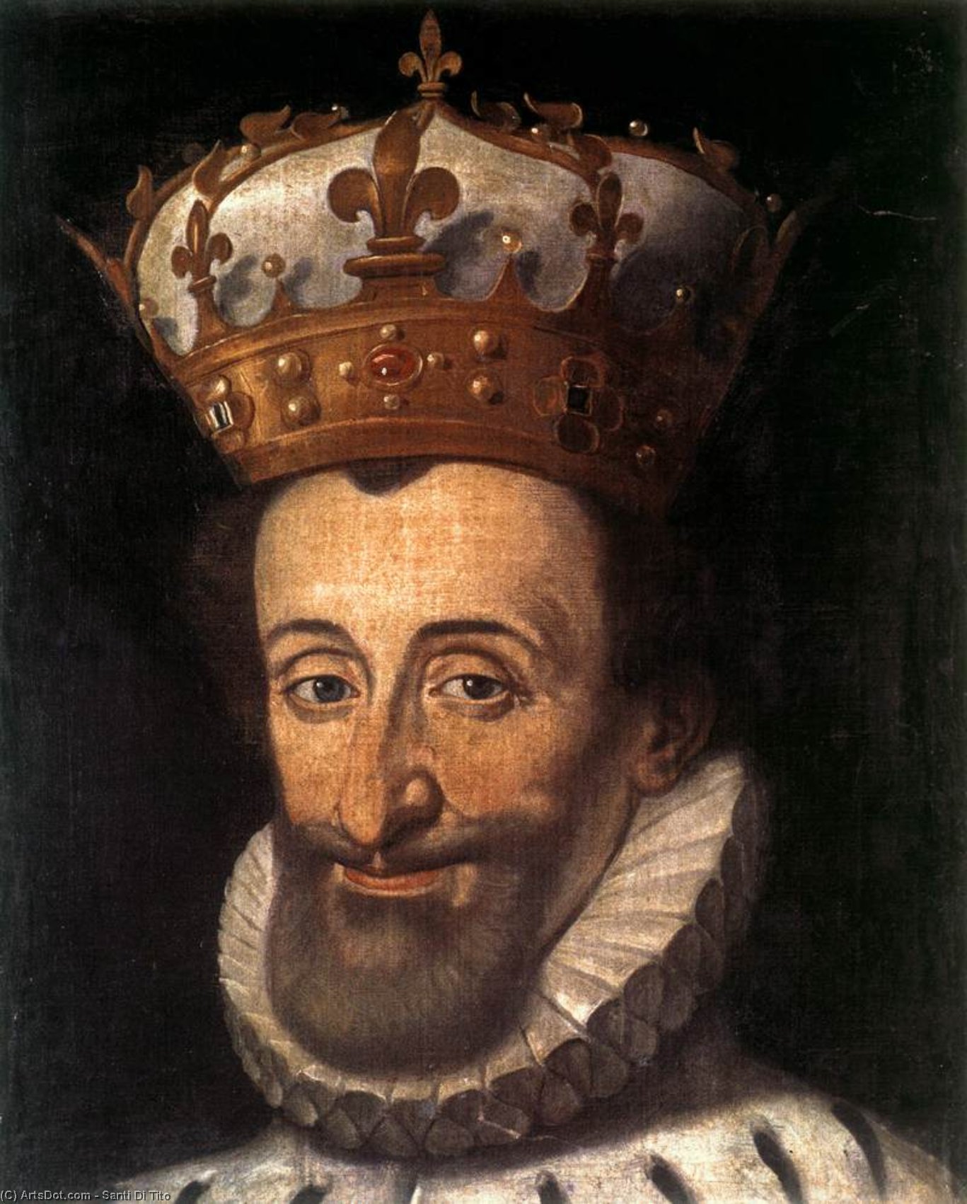 Portrait Of Henry Iv Of France — Santi Di Tito