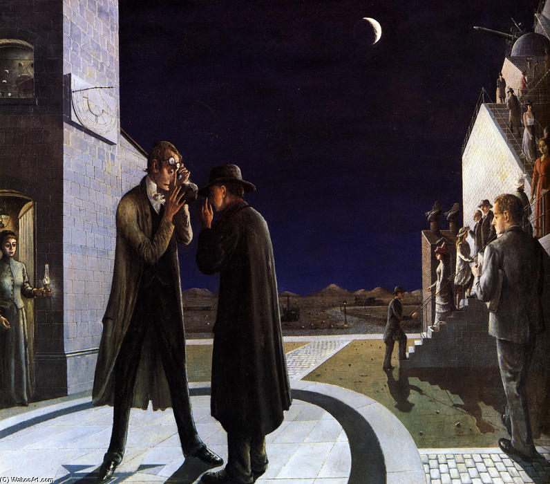 Phases Of The Moon Iii — Paul Delvaux