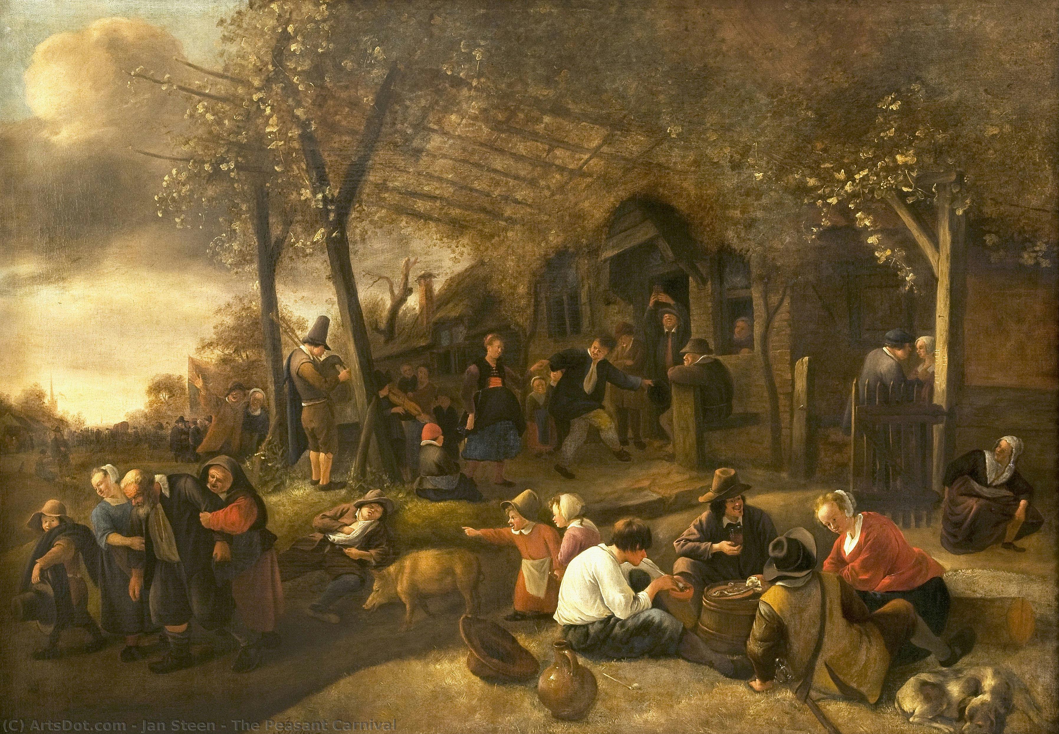 The Peasant Carnival — Jan Havickszoon Steen