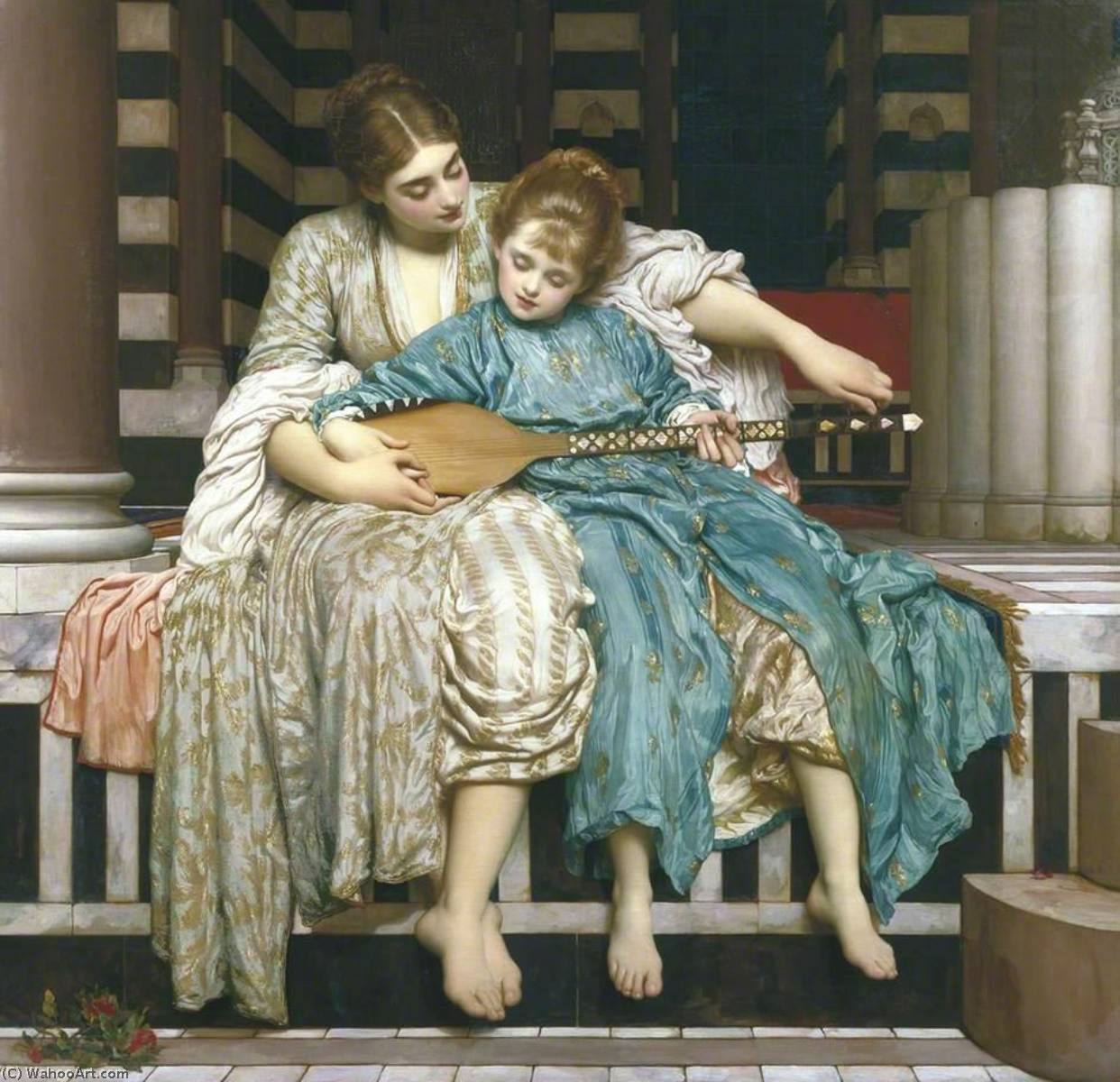 Englische Musikstunde Français Leçon De Musique — Sir Frederic Lord Leighton