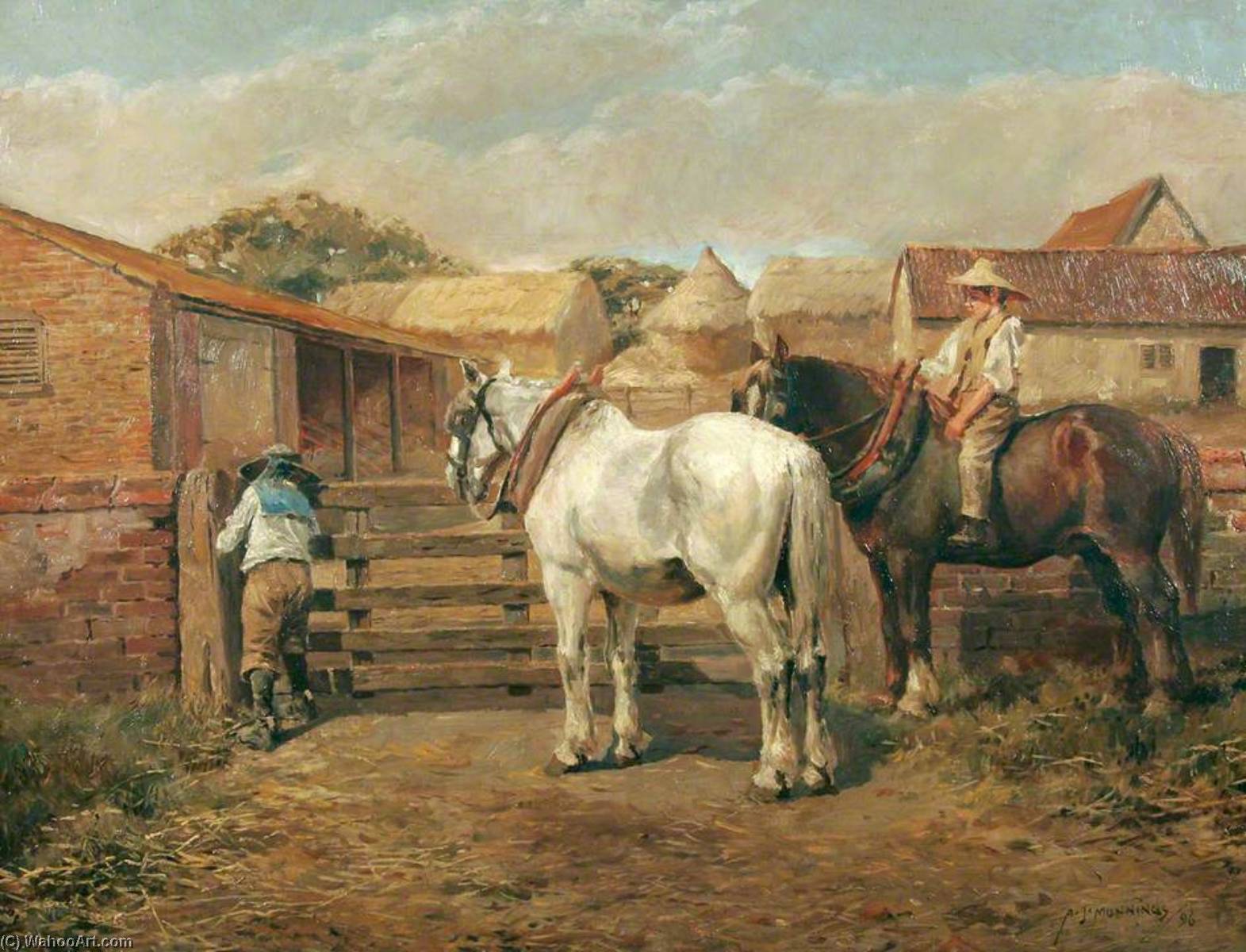 The Farmyard — Алфред Џејмс Менингс