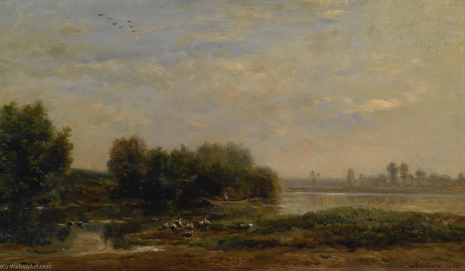 On The Oise — Чарльз-фредерик Дабенье