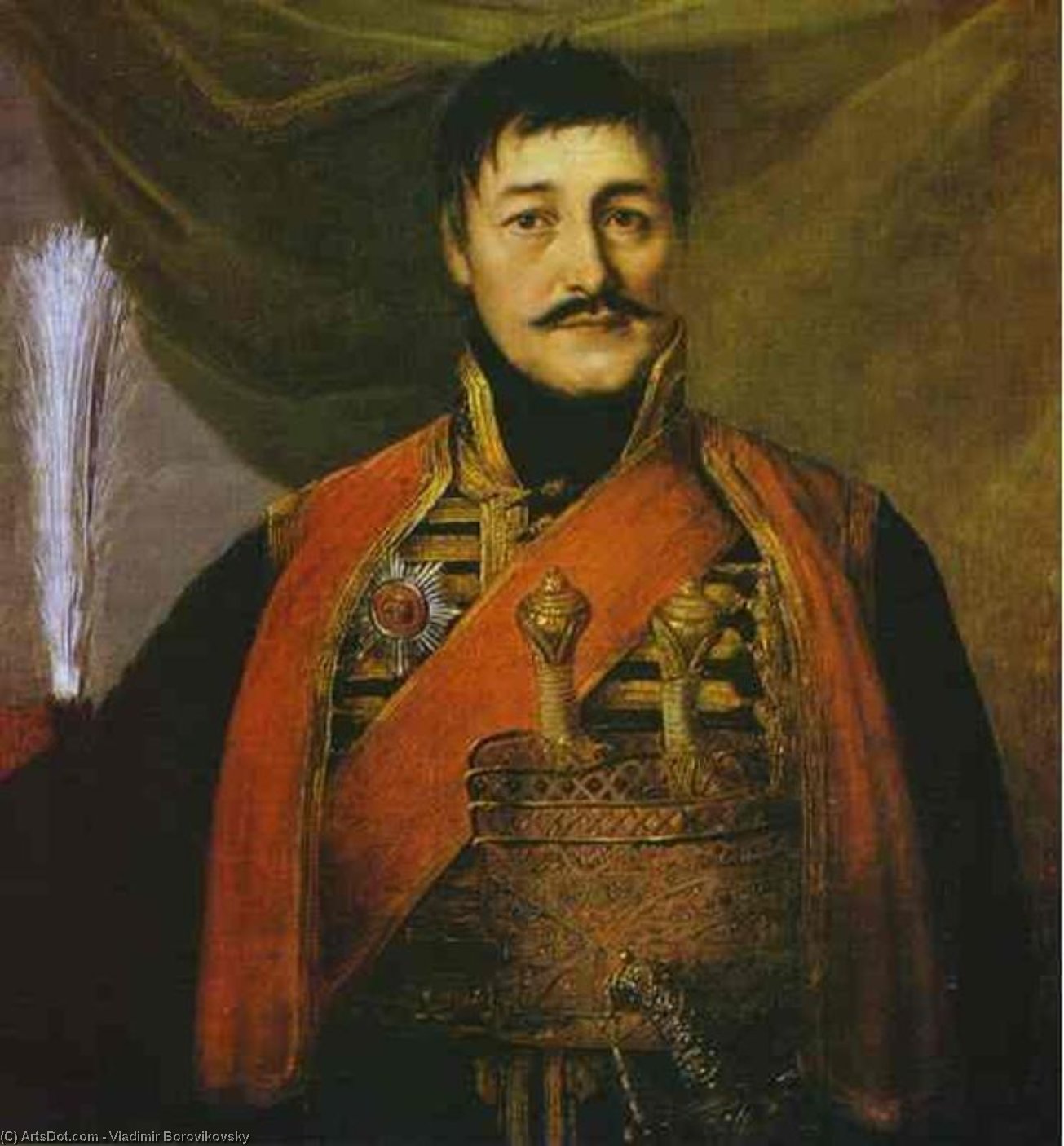 Portrait Of Karadjordge — Vladimir Lukich Borovikovsky
