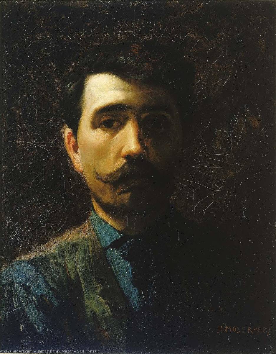 Self Portrait — James Henry Moser