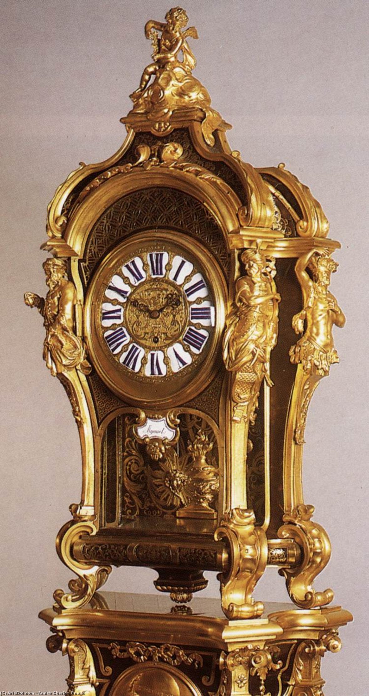 Pedestal Clock — André-charles Boulle