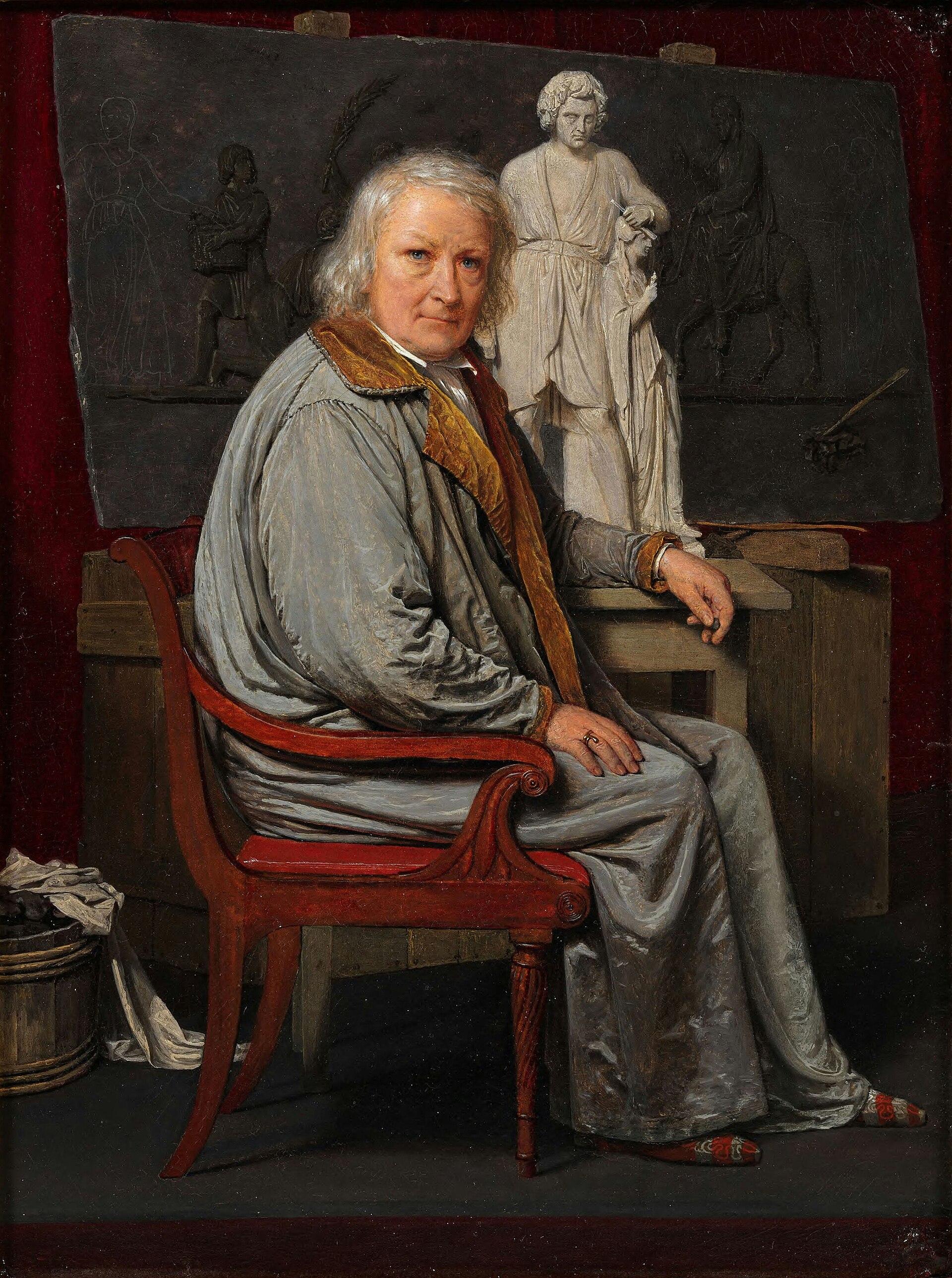 Bertel Thorvaldsen In His Studio — Johan Vilhelm Gertner