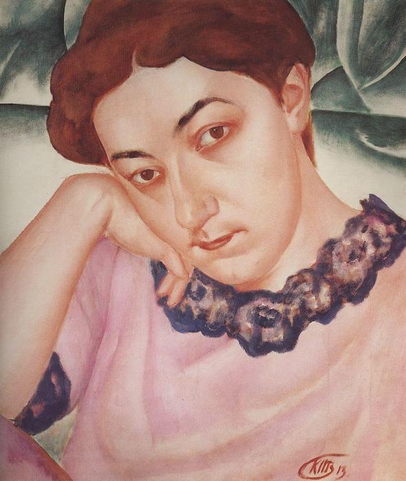 Portrait Of M.f.petrova-vodkina — Kuzma Petrov-vodkin