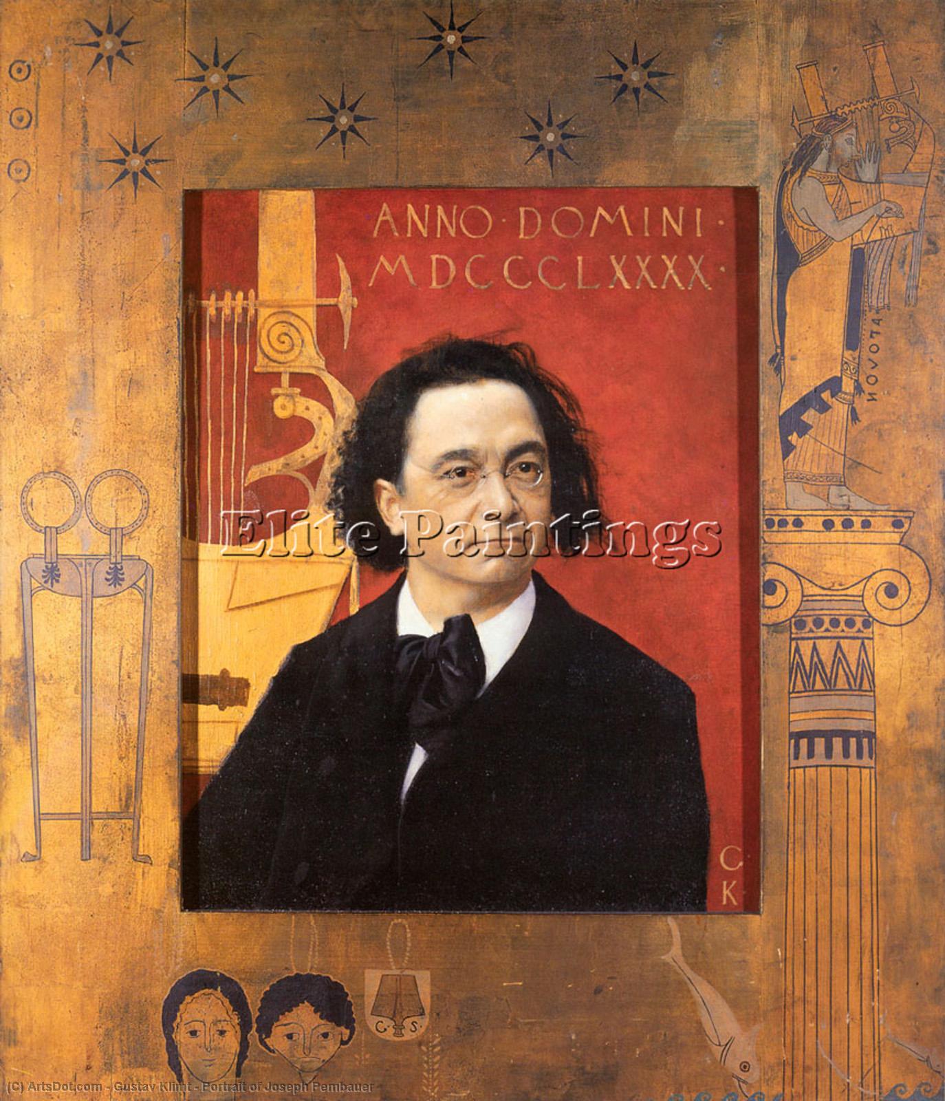 Portrait Of Joseph Pembauer — Gustav Klimt