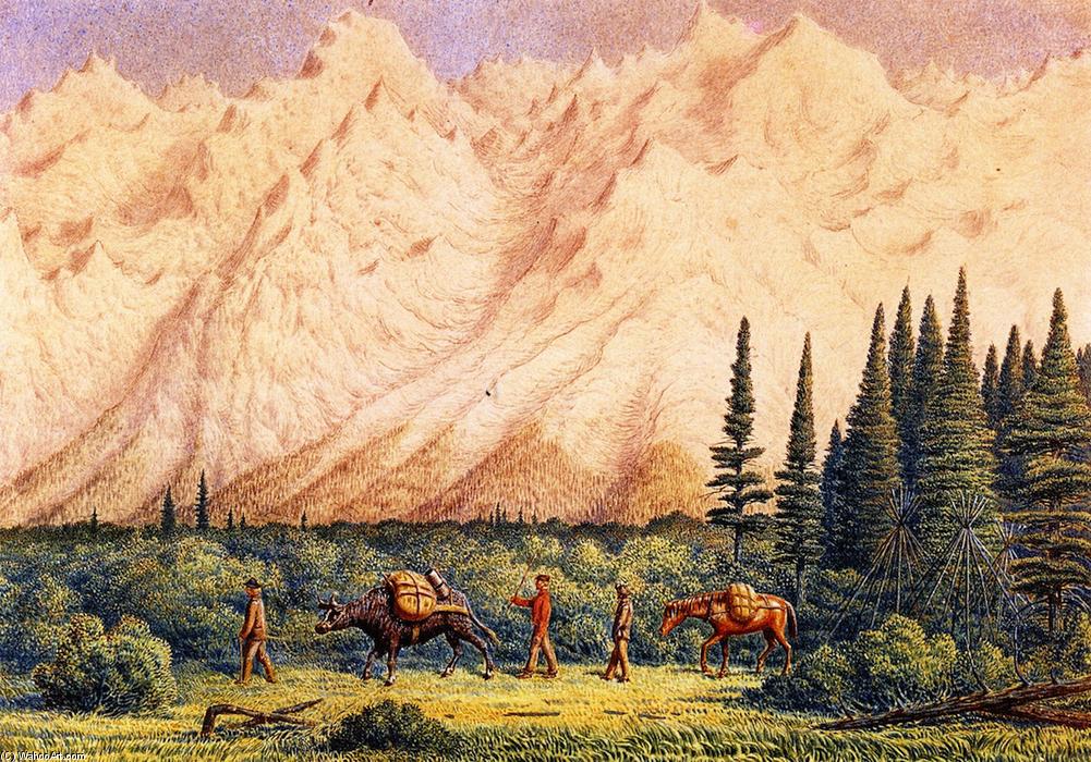 Foot Of Rocky Mountains — William George Richardson Hind